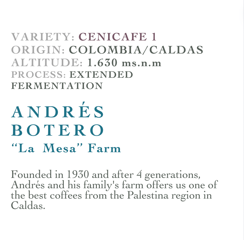 Andres Botero / La mesa Farm 300 gr.